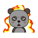 Bearfire emoji