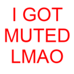 Muted Lmao emoji