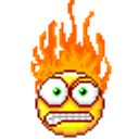 Fuming emoji