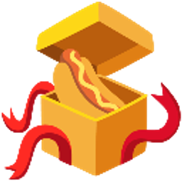 Hotdog Gift emoji