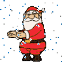 Dancing Santa emoji
