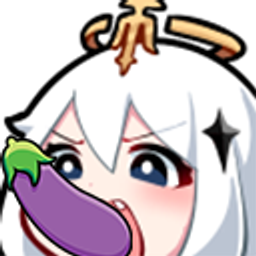 Character Eggplant Surprised emoji