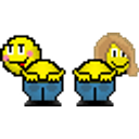 Mooning Couple emoji
