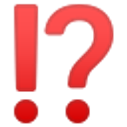 Interrobang emoji