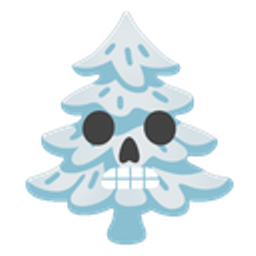 Christmastreeskull emoji