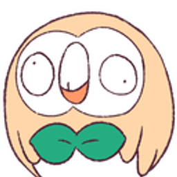 Rowlet Derp emoji