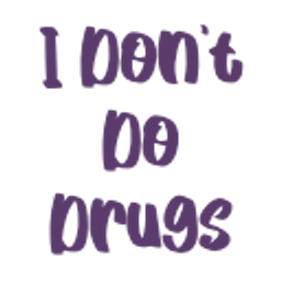 I Dont Do Drugs emoji