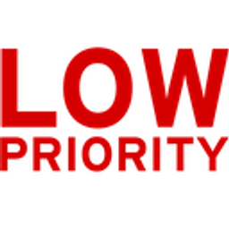 Low Priority emoji