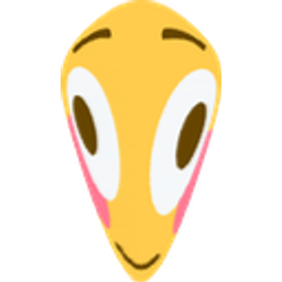 Flushed Alien emoji