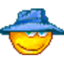 Hat Smiling emoji