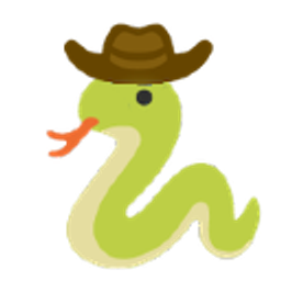 Snek Cowboy emoji