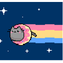 Pusheen Nyan emoji