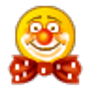 Clown Wink emoji