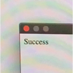 Success Popup Window emoji