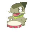 Axew Drum emoji