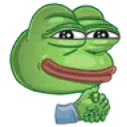 Pepepleased emoji