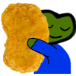 Frog Hug Nugget emoji