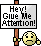 Give Me Attention emoji