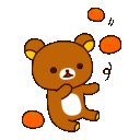 Beartossingoranges emoji