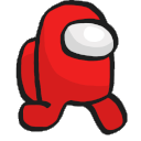 Among Us Red Walk emoji
