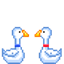 Swan Love emoji