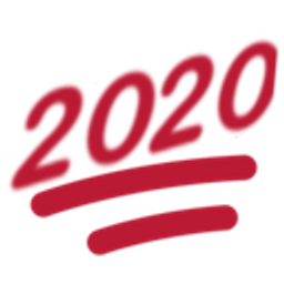 Red 2020 Underscore emoji