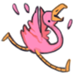 Flamingo emoji
