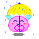 Pinkangel House emoji