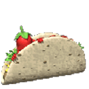 Peeking Taco emoji