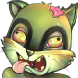 Zombie Raccoon emoji