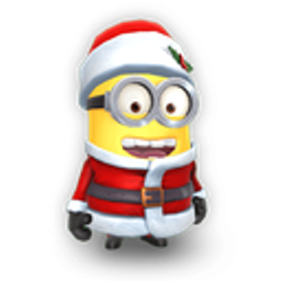 Minionsanta emoji