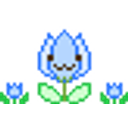 Tulip Blue emoji