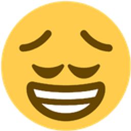 Pensive Grin emoji