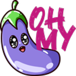 Eggplantohmy emoji
