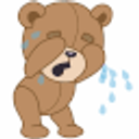 Crying Bear emoji