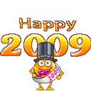 Happy 2009 Owl Party emoji