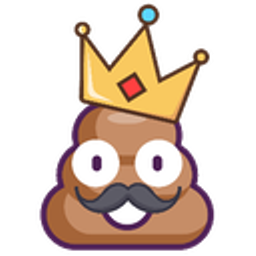 Crown Poop emoji