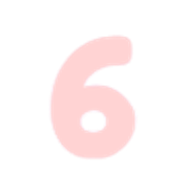 Pink Number Six emoji