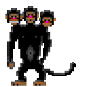 Three Headed Monkey emoji