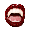 Glitter Fangs emoji