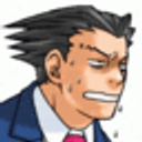 Phoenix Wright Sweating emoji