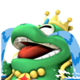 Frog King Laughing emoji