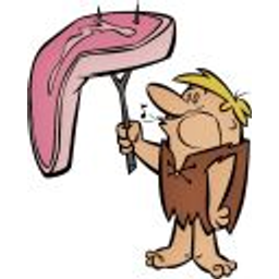 Barney Rubble Steak emoji
