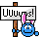 Up Sign Bunny emoji
