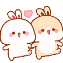 Bun Dancing emoji