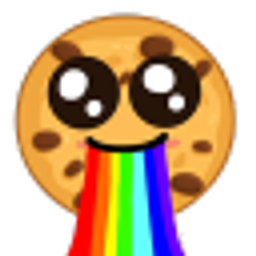 Cookie Rainbow Vomit emoji
