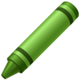 Crayon Green emoji