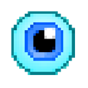 Eyeball Blue emoji