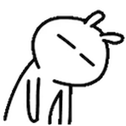 Tuzki Side emoji