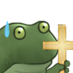 Frog Nervous Sweat emoji